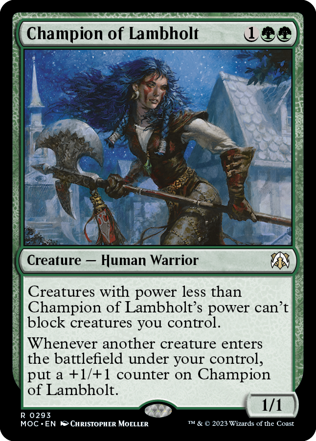 Champion of Lambholt [March of the Machine Commander] | Odin's Place