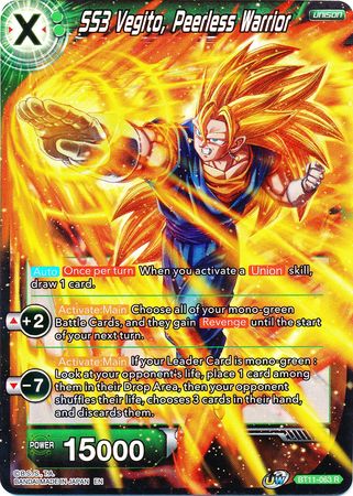 SS3 Vegito, Peerless Warrior (BT11-063) [Vermilion Bloodline 2nd Edition] | Odin's Place