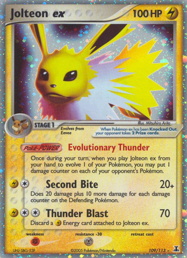 Jolteon ex (109/113) [EX: Delta Species] | Odin's Place