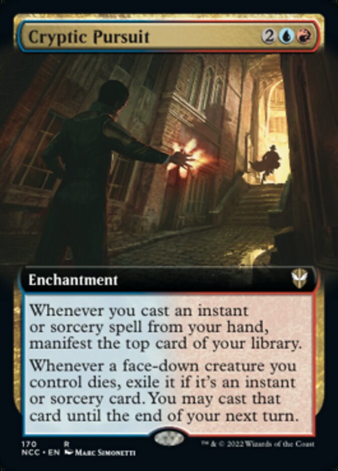 Cryptic Pursuit (Extended Art) [Streets of New Capenna Commander] | Odin's Place