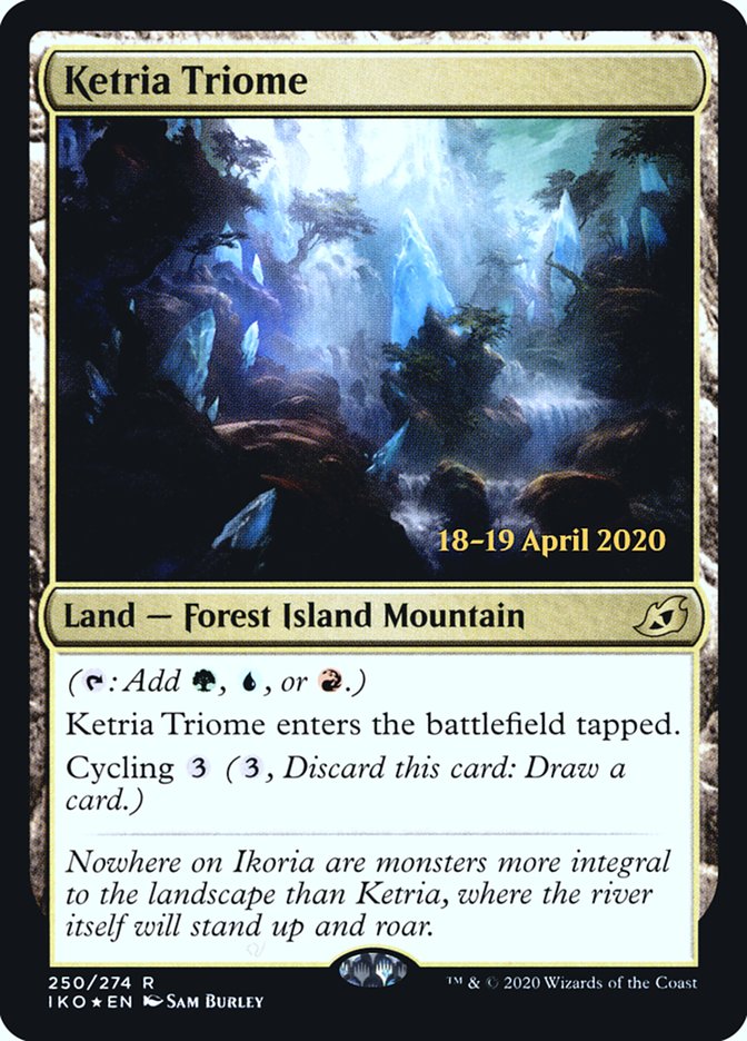 Ketria Triome [Ikoria: Lair of Behemoths Prerelease Promos] | Odin's Place
