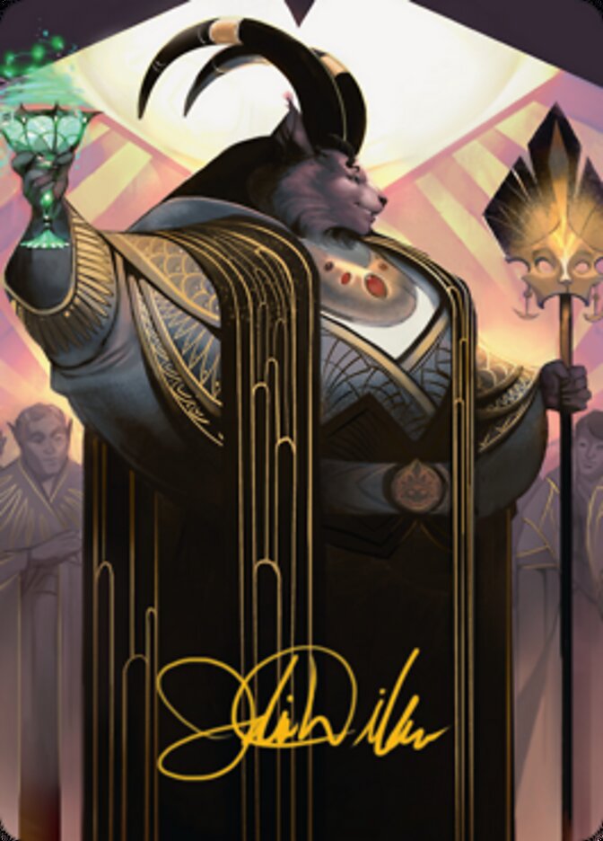 Jetmir, Nexus of Revels 2 Art Card (Gold-Stamped Signature) [Streets of New Capenna Art Series] | Odin's Place