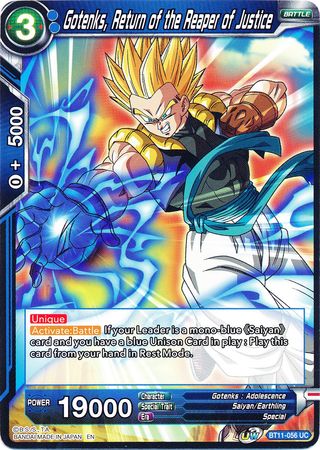 Gotenks, Return of the Reaper of Justice (BT11-056) [Vermilion Bloodline] | Odin's Place
