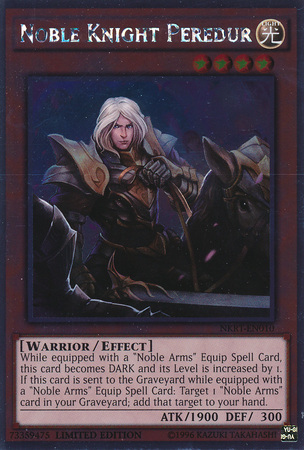 Noble Knight Peredur [NKRT-EN010] Platinum Rare | Odin's Place