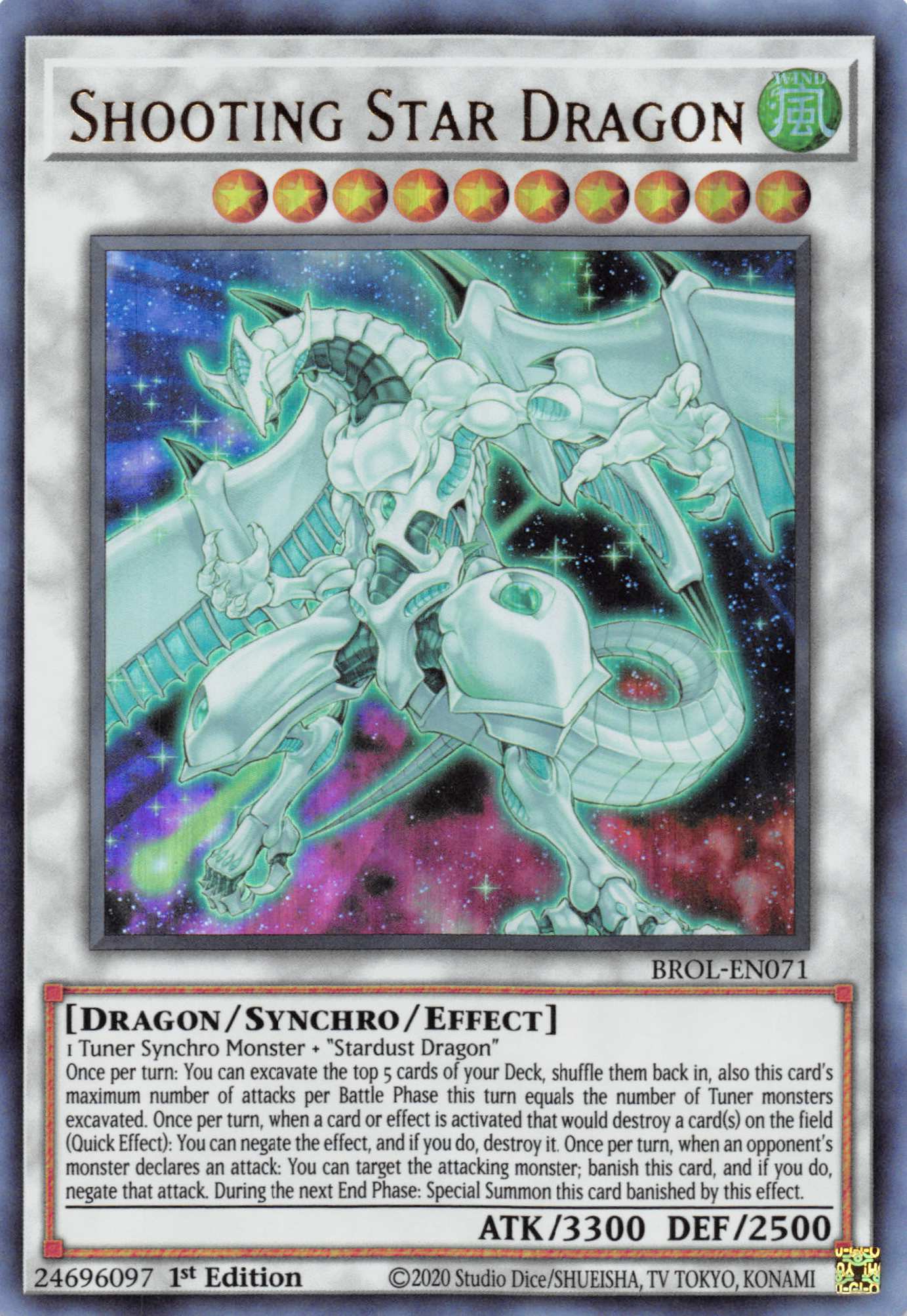 Shooting Star Dragon [BROL-EN071] Ultra Rare | Odin's Place