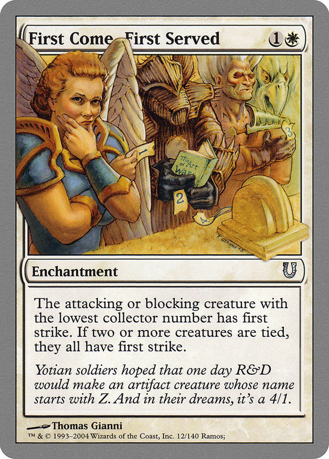 First Come, First Served (12) [Unhinged] | Odin's Place