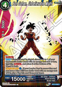 Son Gohan, Unbelievable Might (Common) (BT13-038) [Supreme Rivalry] | Odin's Place