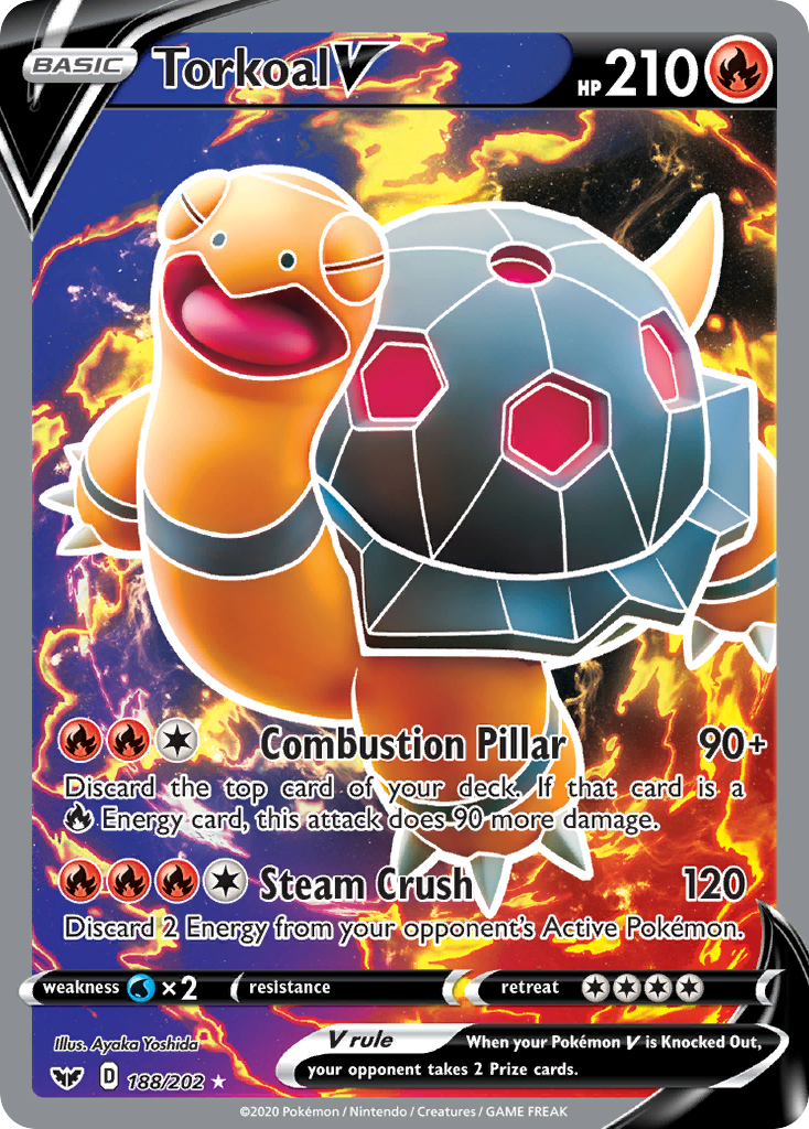 Torkoal V (188/202) [Sword & Shield: Base Set] | Odin's Place