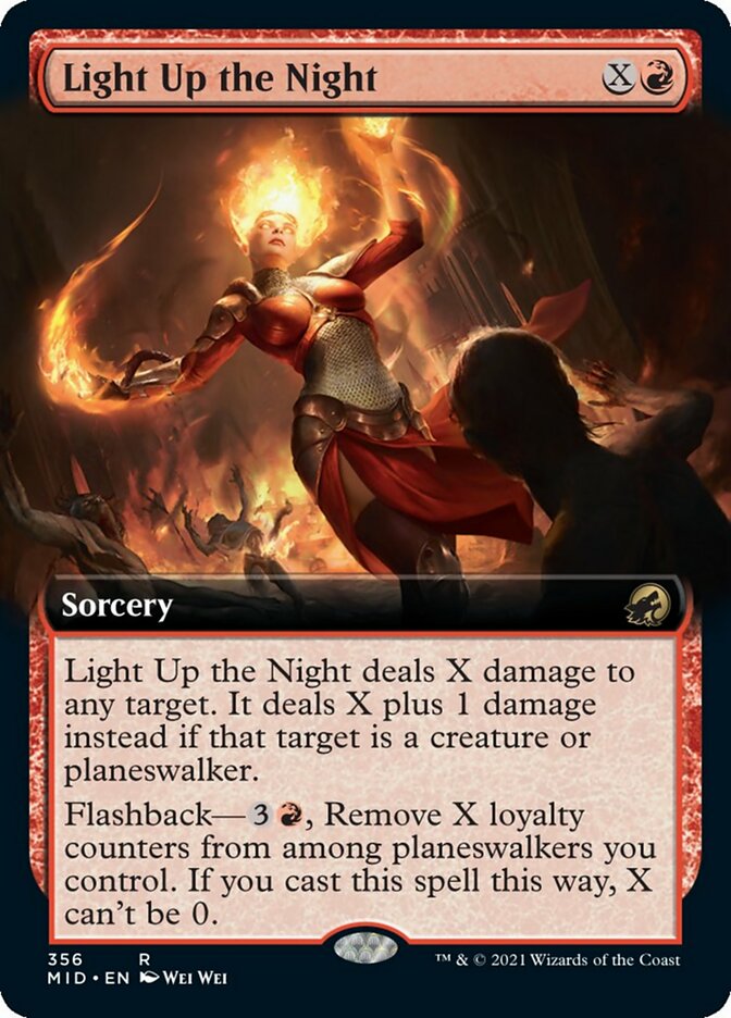 Light Up the Night (Extended Art) [Innistrad: Midnight Hunt] | Odin's Place