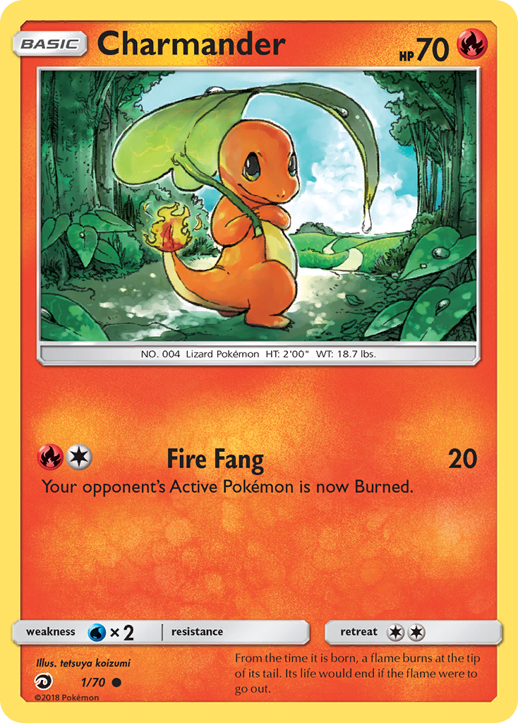 Charmander (1/70) [Sun & Moon: Dragon Majesty] | Odin's Place