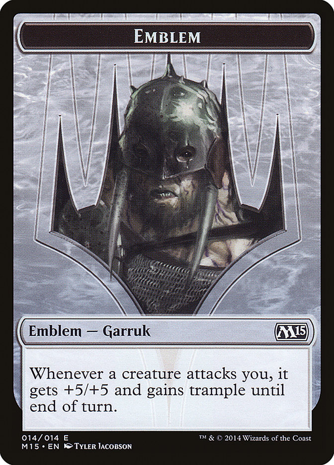 Garruk, Apex Predator Emblem (14) [Magic 2015 Tokens] | Odin's Place