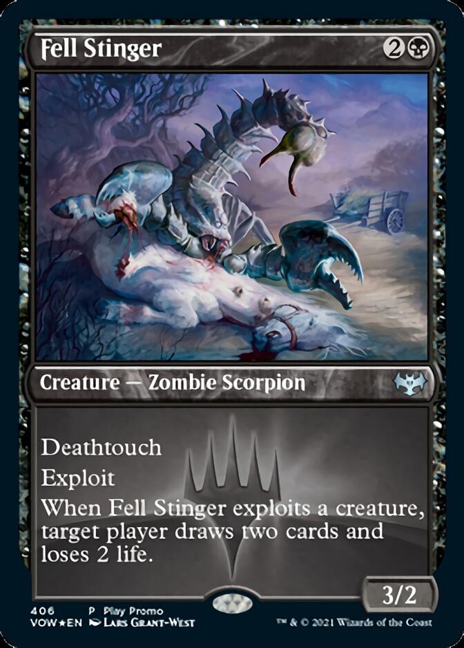 Fell Stinger (Play Promo) [Innistrad: Crimson Vow] | Odin's Place