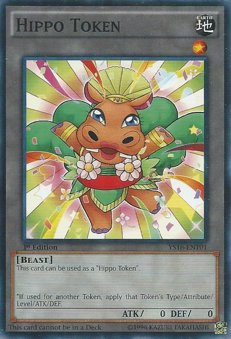 Hippo Token (Orange) [YS16-ENT01] Common | Odin's Place