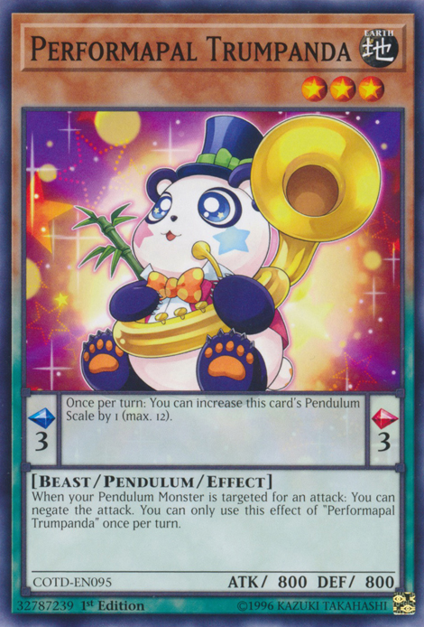 Performapal Trumpanda [COTD-EN095] Common | Odin's Place