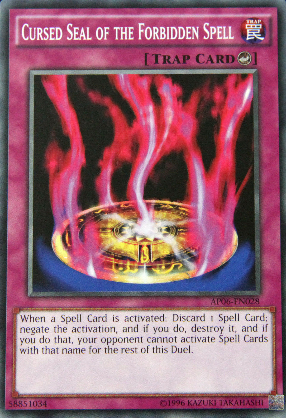 Cursed Seal of the Forbidden Spell [AP06-EN028] Common | Odin's Place