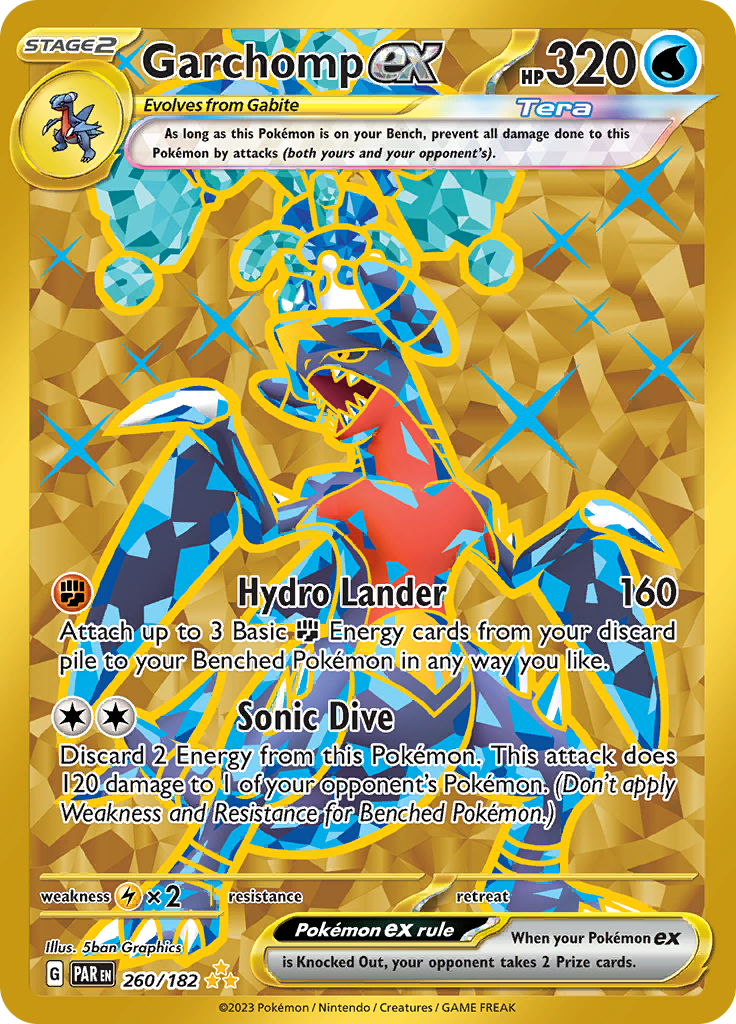 Garchomp ex (260/182) [Scarlet & Violet: Paradox Rift] | Odin's Place