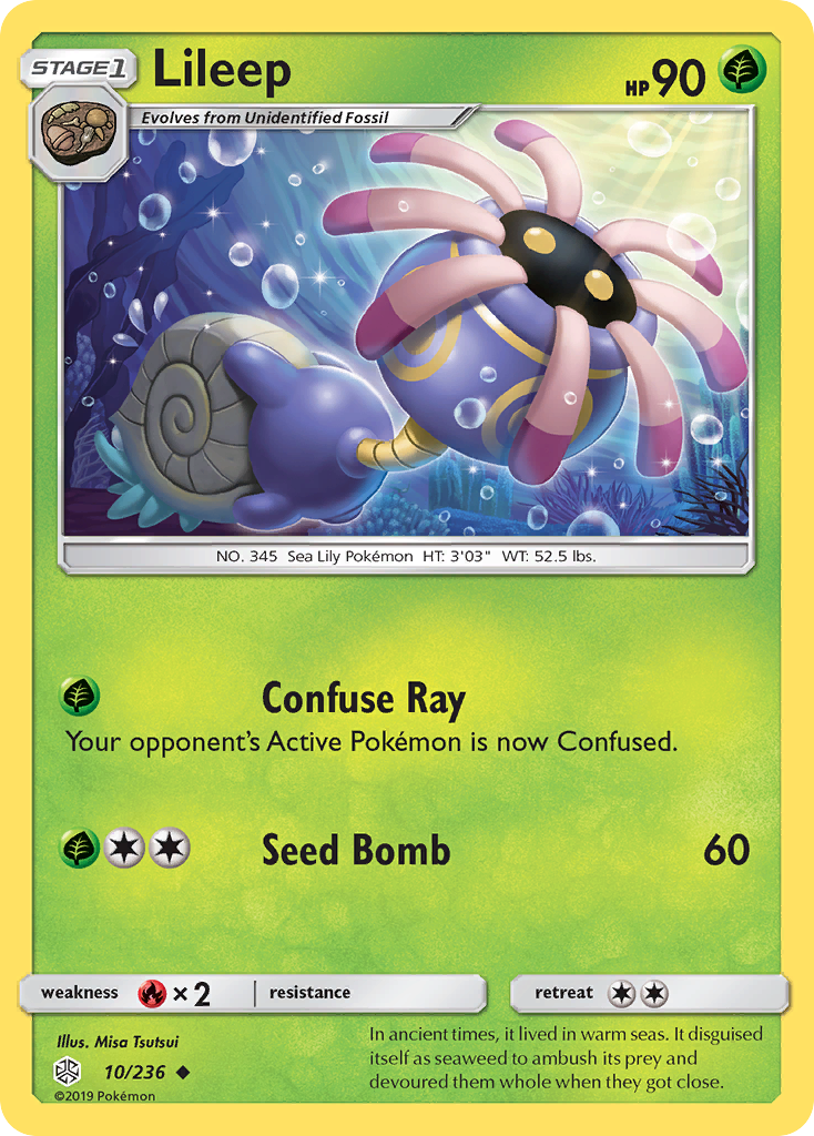 Lileep (10/236) [Sun & Moon: Cosmic Eclipse] | Odin's Place