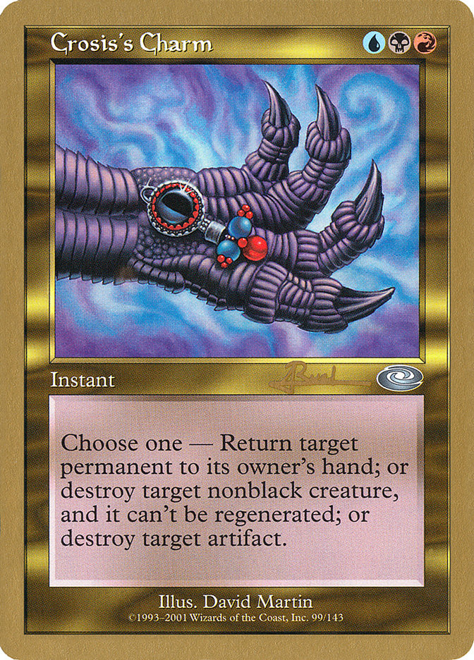 Crosis's Charm (Antoine Ruel) [World Championship Decks 2001] | Odin's Place