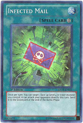Infected Mail [GENF-EN051] Super Rare | Odin's Place