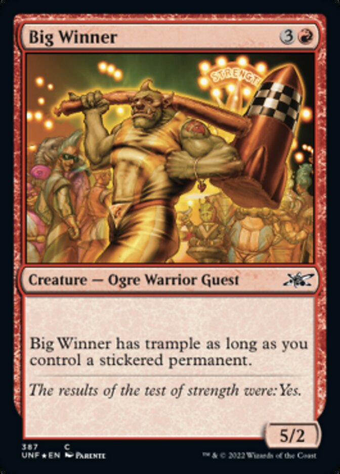 Big Winner (Galaxy Foil) [Unfinity] | Odin's Place