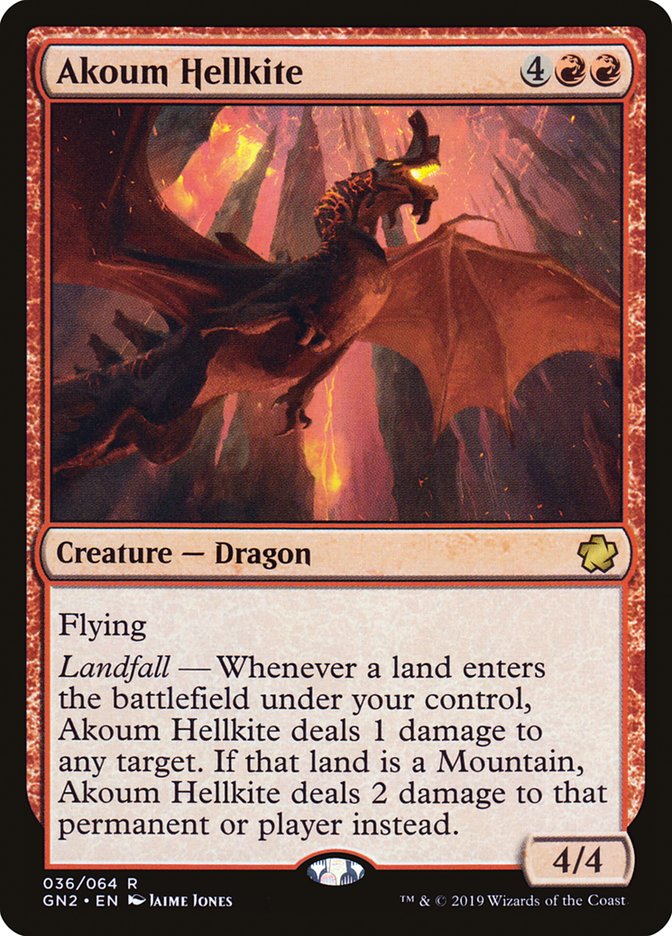 Akoum Hellkite [Game Night 2019] | Odin's Place