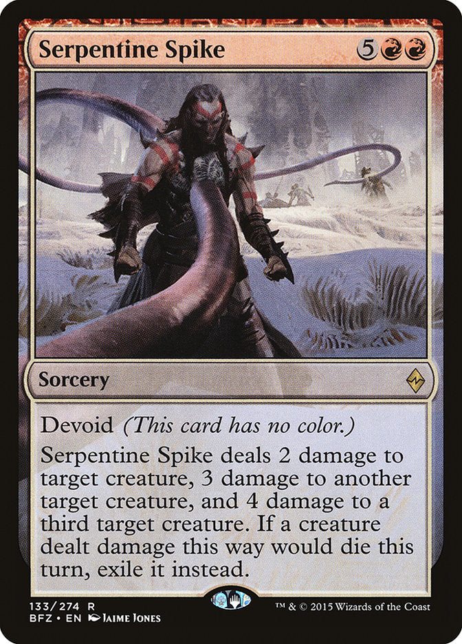 Serpentine Spike (133) [Battle for Zendikar] | Odin's Place