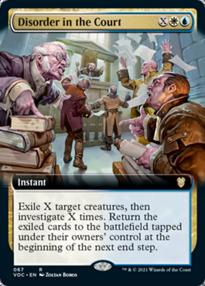 Disorder in the Court (Extended Art) [Innistrad: Crimson Vow Commander] | Odin's Place