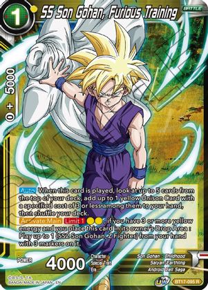 SS Son Gohan, Furious Training (BT17-095) [Ultimate Squad] | Odin's Place