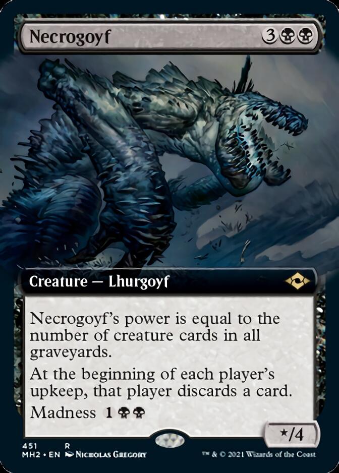Necrogoyf (Extended Art) [Modern Horizons 2] | Odin's Place