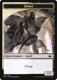 Spirit // Golem Double-Sided Token [Modern Horizons Tokens] | Odin's Place