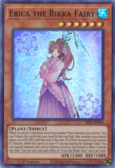 Erica the Rikka Fairy [SESL-EN018] Super Rare | Odin's Place