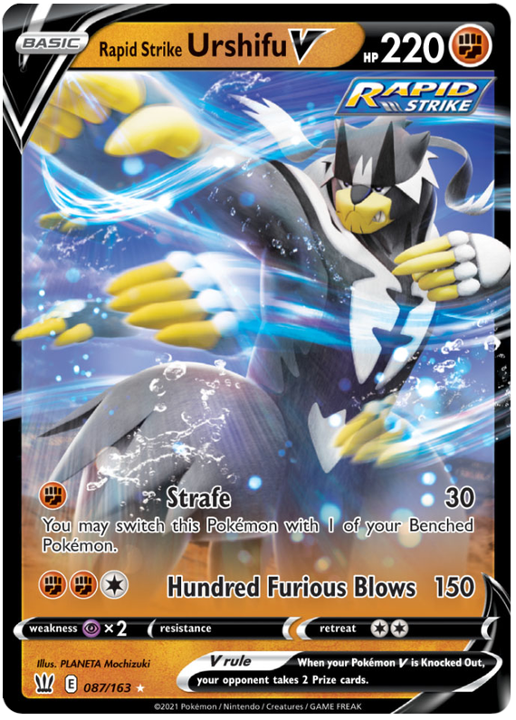 Rapid Strike Urshifu V (087/163) [Sword & Shield: Battle Styles] | Odin's Place
