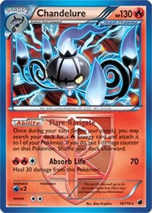 Chandelure (16/116) (Theme Deck Exclusive) [Black & White: Plasma Freeze] | Odin's Place