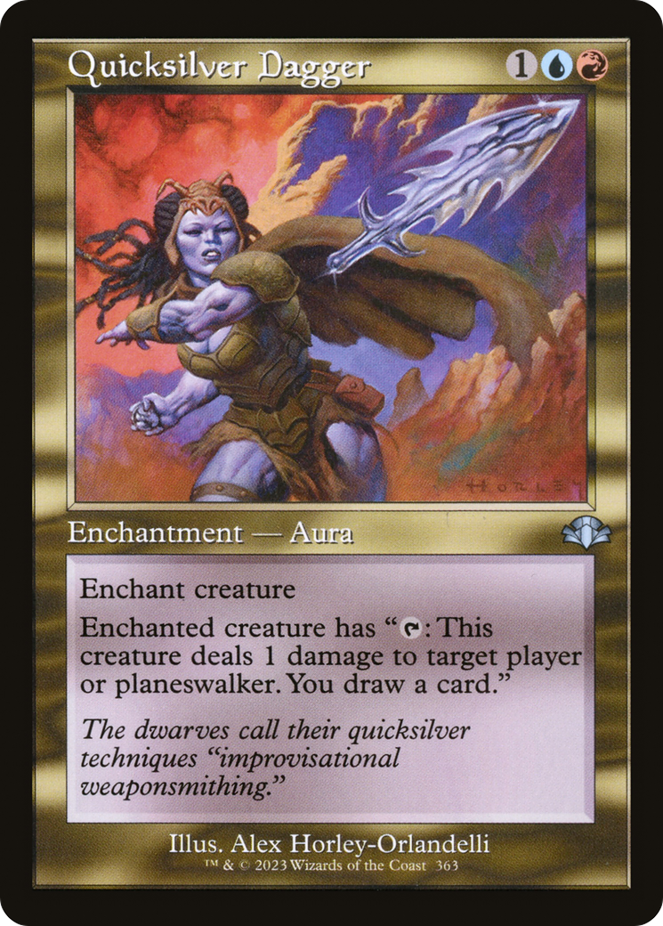 Quicksilver Dagger (Retro) [Dominaria Remastered] | Odin's Place