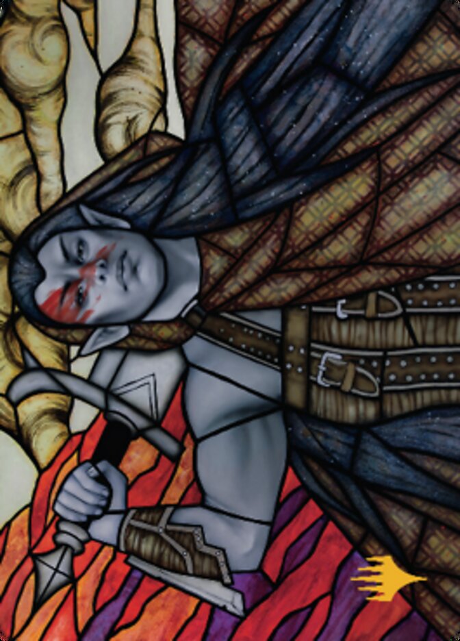 Radha, Coalition Warlord Art Card (Gold-Stamped Signature) [Dominaria United Art Series] | Odin's Place