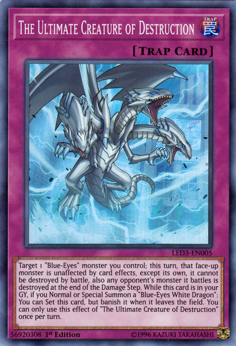 The Ultimate Creature of Destruction [LED3-EN005] Super Rare | Odin's Place