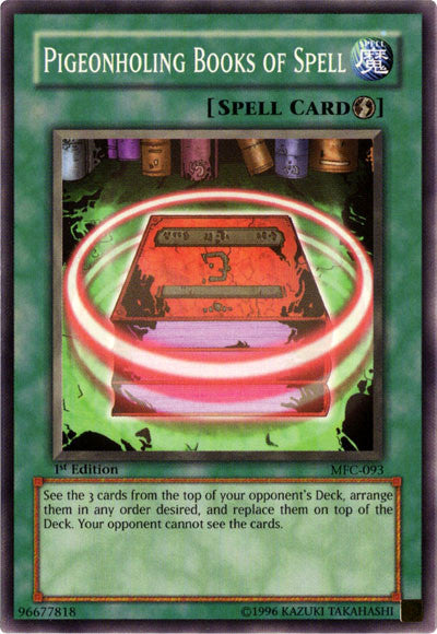 Pigeonholing Books of Spell [MFC-093] Common | Odin's Place