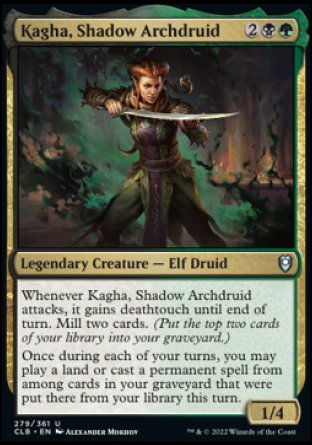 Kagha, Shadow Archdruid [Commander Legends: Battle for Baldur's Gate] | Odin's Place