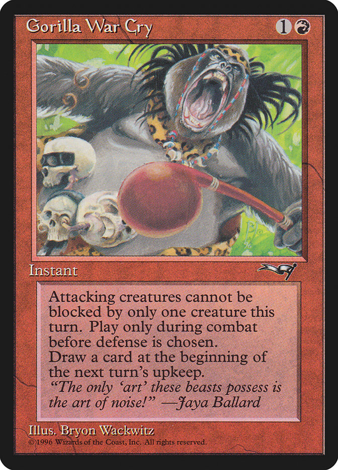 Gorilla War Cry (Red Rattle Drum) [Alliances] | Odin's Place