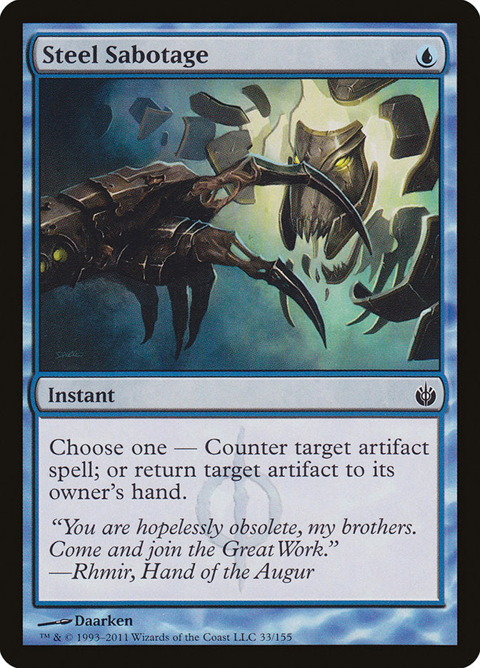 Steel Sabotage (33) [Mirrodin Besieged] | Odin's Place