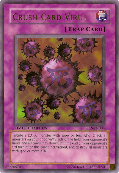 Crush Card Virus [SJCS-EN004] Ultra Rare | Odin's Place