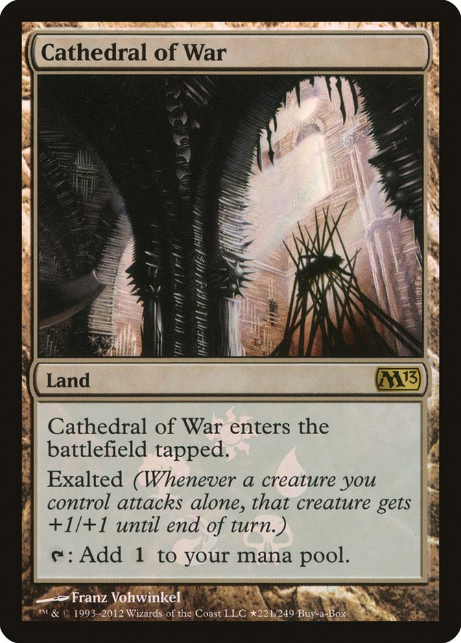 Cathedral of War (221) (Buy-A-Box) [Magic 2013 Promos] | Odin's Place