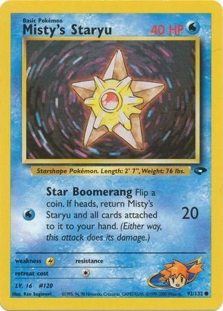 Misty's Staryu (92/132) [Gym Challenge Unlimited] | Odin's Place