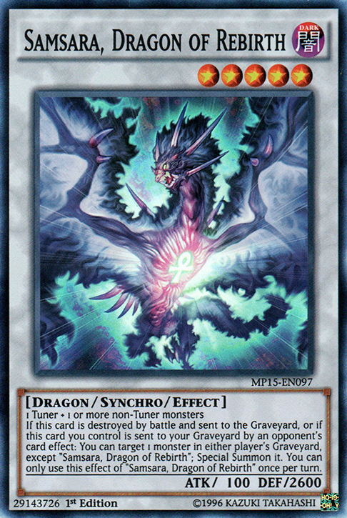 Samsara, Dragon of Rebirth [MP15-EN097] Super Rare | Odin's Place