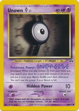 Unown [I] (68/75) [Neo Discovery Unlimited] | Odin's Place