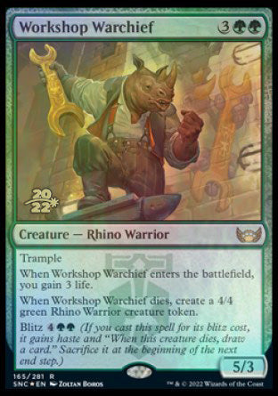 Workshop Warchief [Streets of New Capenna Prerelease Promos] | Odin's Place