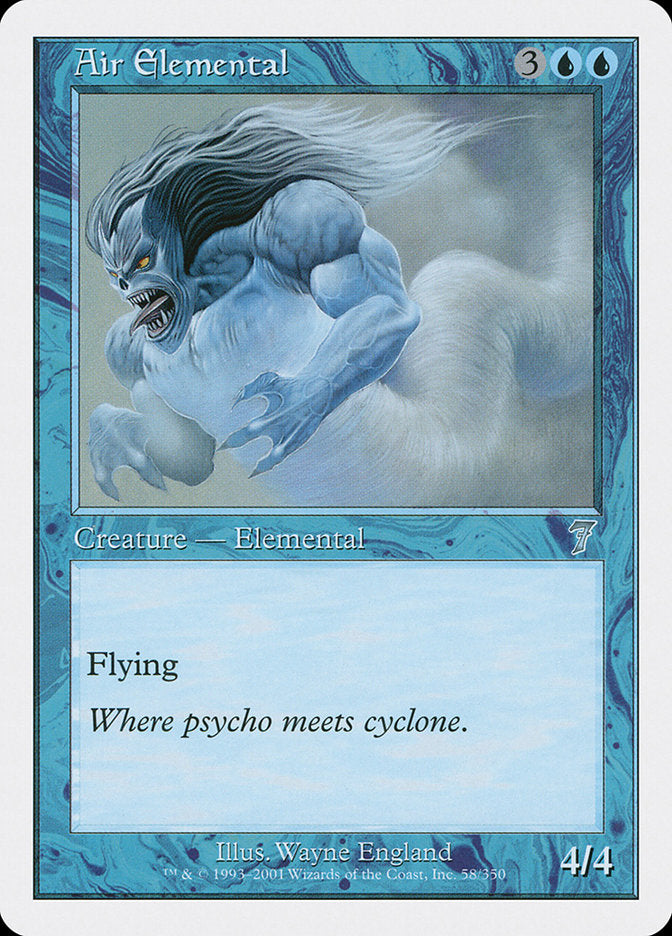 Air Elemental (58) [Seventh Edition] | Odin's Place