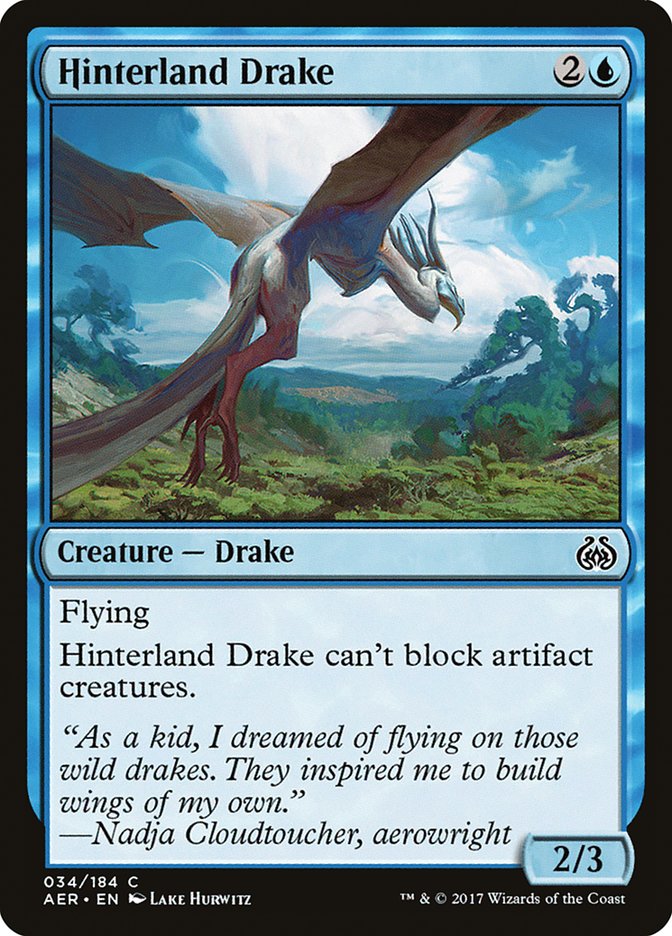 Hinterland Drake (34) [Aether Revolt] | Odin's Place