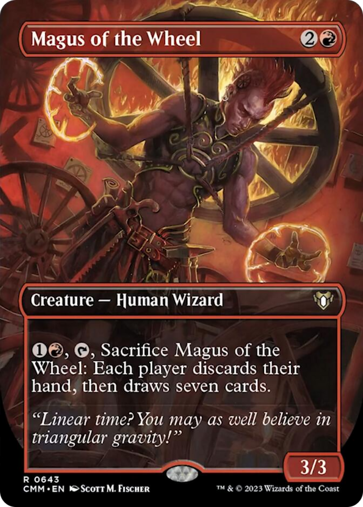 Magus of the Wheel (Borderless Alternate Art) [Commander Masters] | Odin's Place
