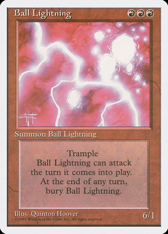 Ball Lightning (176) [Fourth Edition] | Odin's Place